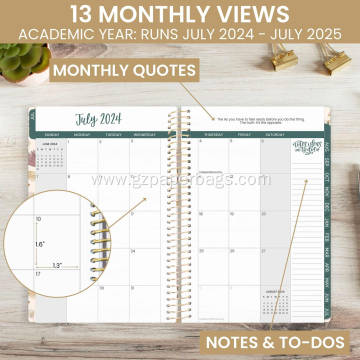 Soft Cover A5 Academic Year Diary Planners